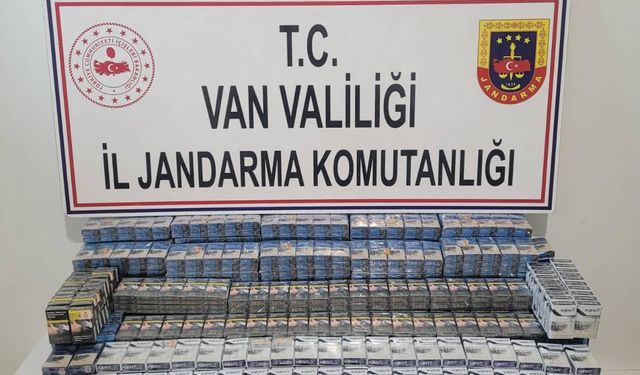 Van'da gümrük kaçağı sigara ve malzeme ele geçirildi