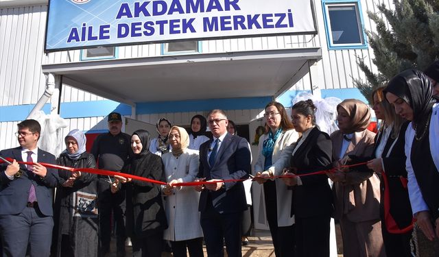 Van'da yapımı tamamlanan aile destek merkezlerinin açılışı yapıldı