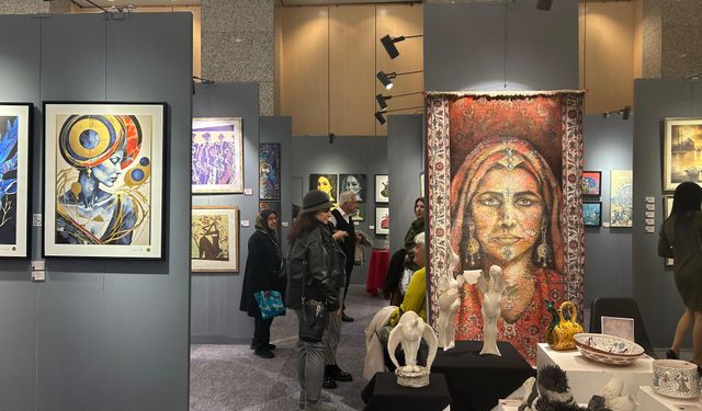 6. İstanbul Sanat Fuarı'nda 38 bin ziyaretçi 10 bin eserle buluştu