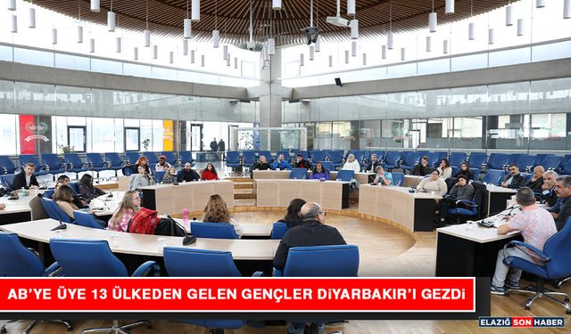 AB’ye Üye 13 Ülkeden Gelen Gençler Diyarbakır’ı Gezdi