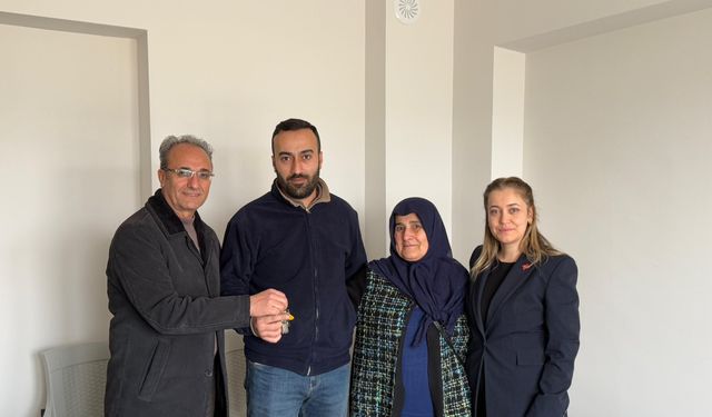 Ağın'da TOKİ tarafından yapılan 142 sosyal konutun anahtar teslimine başlandı