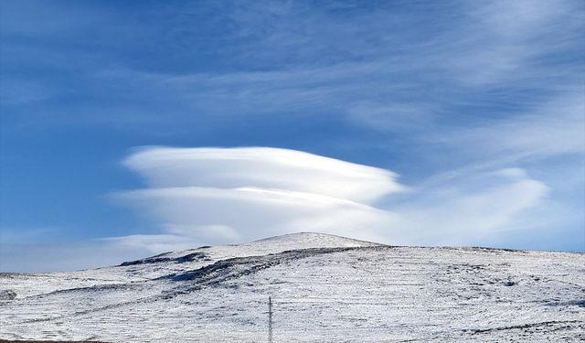 Ardahan'da mercek bulutları görüldü