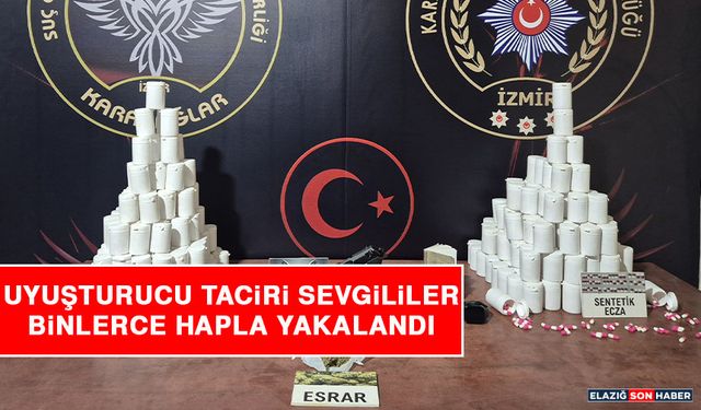Uyuşturucu Taciri Sevgililer Binlerce Hapla Yakalandı