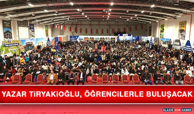 Yazar Tiryakioğlu, Öğrencilerle Buluşacak