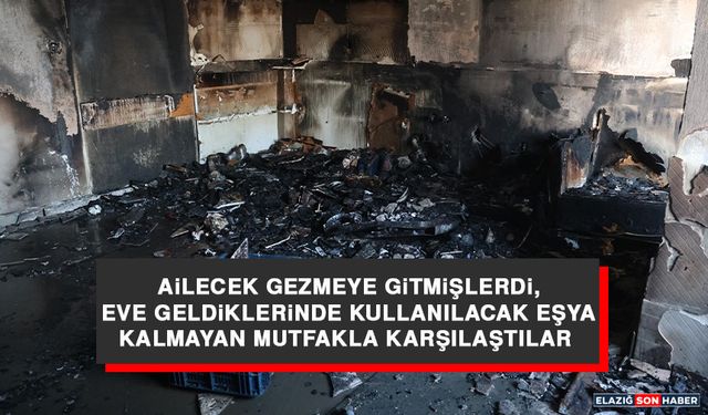 Ailecek Gezmeye Gitmişlerdi, Eve Geldiklerinde Kullanılacak Eşya Kalmayan Mutfakla Karşılaştılar
