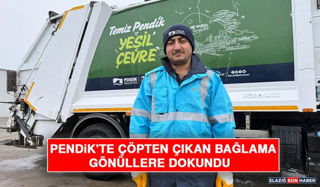 Pendik'te Çöpten Çıkan Bağlama Gönüllere Dokundu