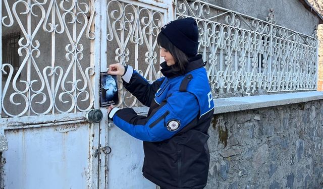 Kars'ta polis ekipleri, vatandaşları karbonmonoksit zehirlenmelerine karşı uyardı