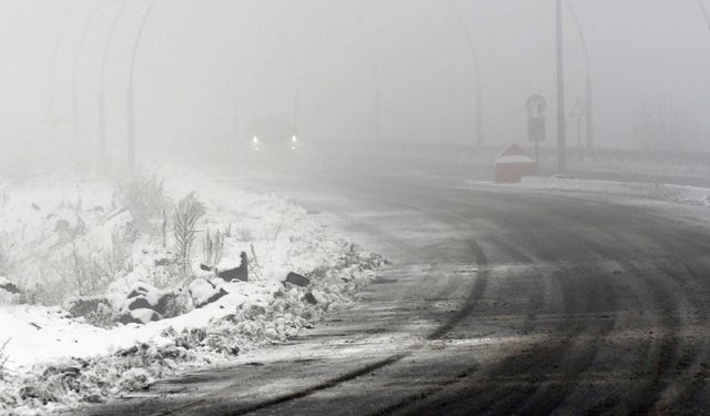 Kars'ta sis ulaşımı olumsuz etkiliyor