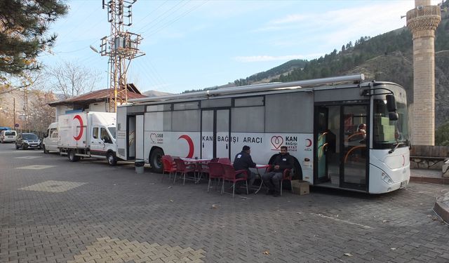 Keban'da kan bağışı kampanyası