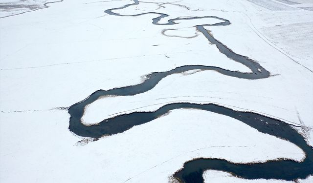 Kışın donmayan ve göz kamaştıran menderesler hayvancılığa katkı sağlıyor