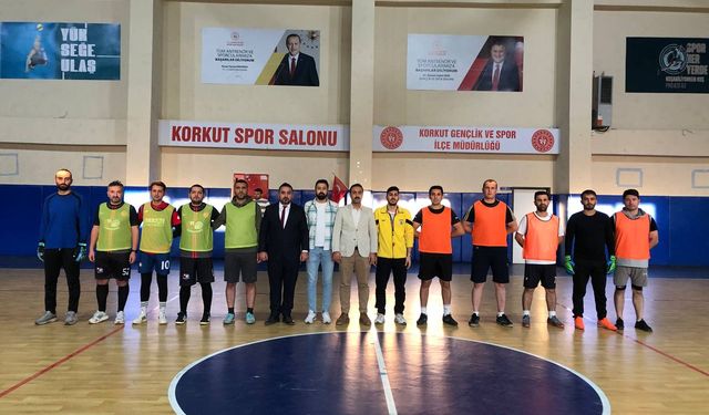 Korkut'ta Kurumlar Arası Futsal Turnuvası başladı