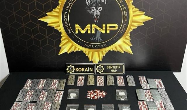 Malatya'da uyuşturucu operasyonunda 3 zanlı tutuklandı
