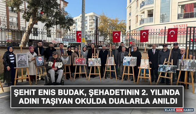 Şehit Enis Budak, Şehadetinin 2. Yılında Adını Taşıyan Okulda Dualarla Anıldı