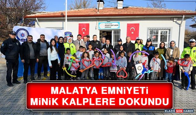 Malatya Emniyeti Minik Kalplere Dokundu