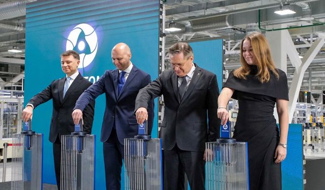 Rosatom, Rusya'nın ilk lityum-iyon enerji depolama giga fabrikasını faaliyete geçirdi