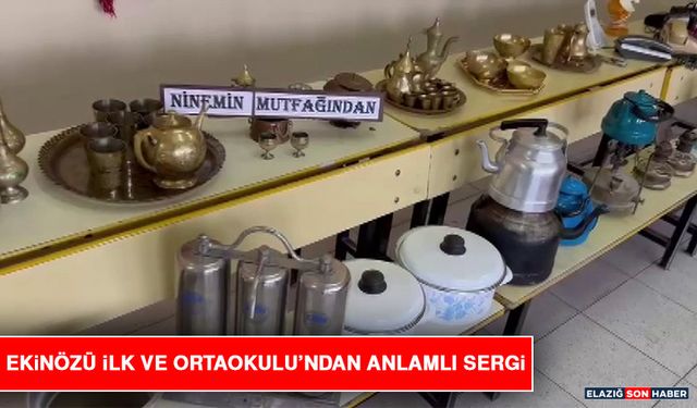Ekinözü İlk ve Ortaokulu’ndan Anlamlı Sergi