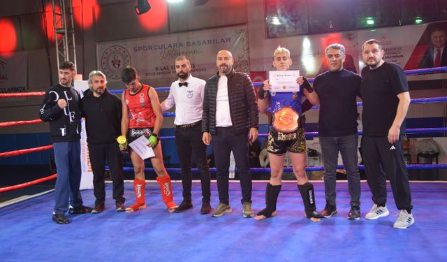 Tatvan'da 'Uluslararası Muaythai Şampiyonası Galası' düzenlendi