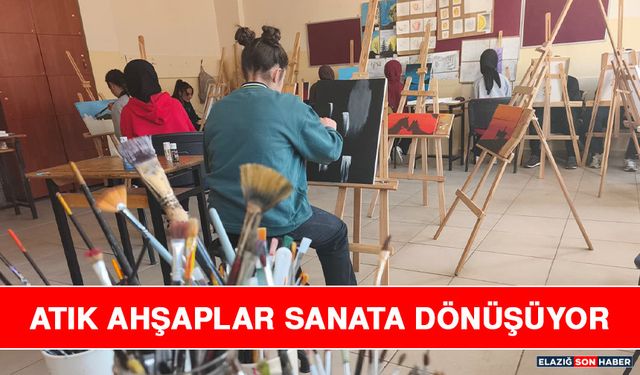 Atık Ahşaplar Sanata Dönüşüyor
