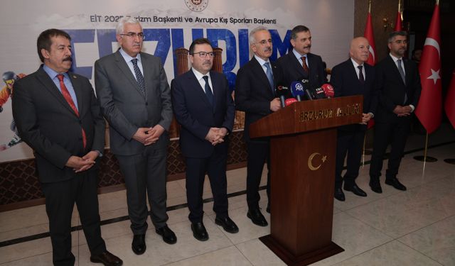 Ulaştırma ve Altyapı Bakanı Uraloğlu, Erzurum'da İl Koordinasyon Toplantısı sonrası konuştu: