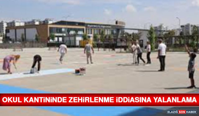 Okul Kantininde Zehirlenme İddiasına Yalanlama