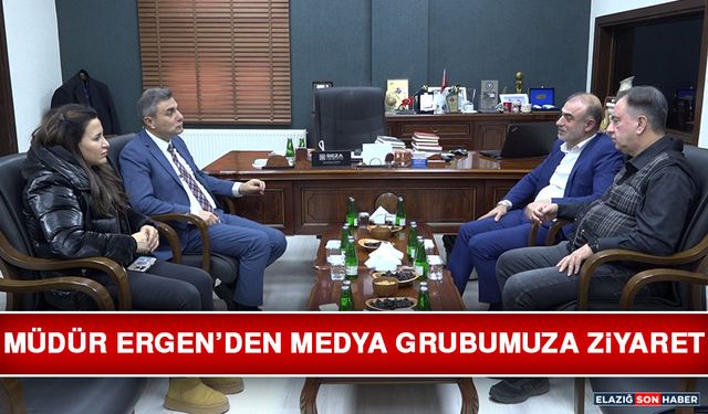 Elazığ Belediyesi Basın ve Halkla İlişkiler Müdürü Murat Ergen’den Kanal Fırat Medya Grubu’na Ziyaret
