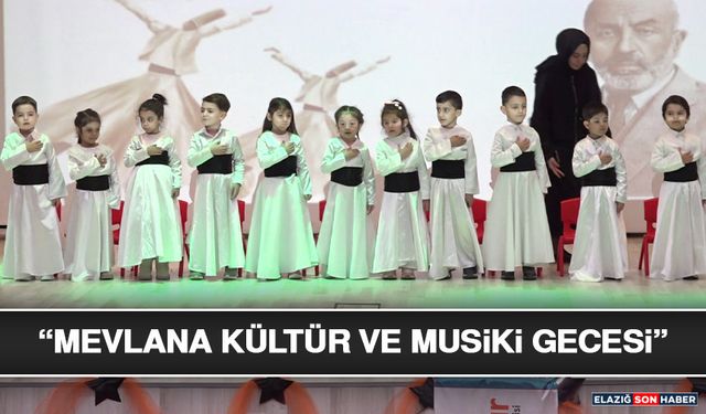 “Mevlana Kültür ve Musiki Gecesi”