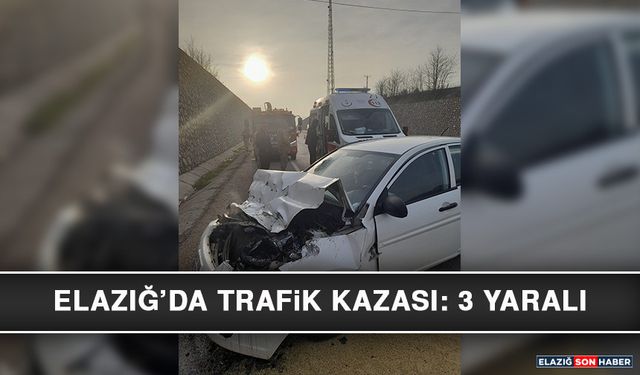 Elazığ’da Trafik Kazası: 3 Yaralı