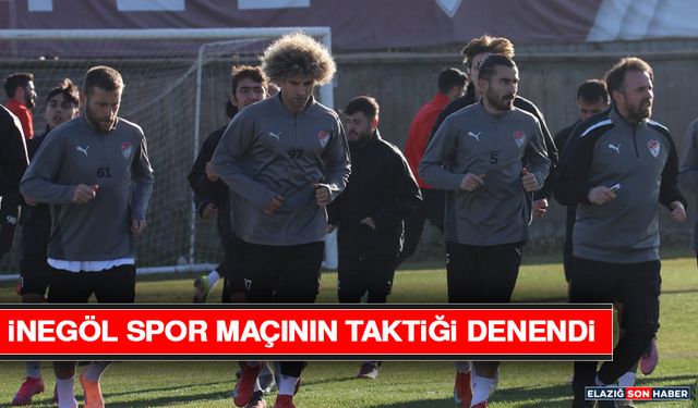 İnegöl Spor Maçının Taktiği Denendi