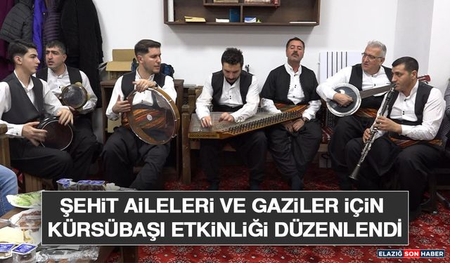 Şehit Aileleri ve Gaziler İçin Kürsübaşı Etkinliği Düzenlendi