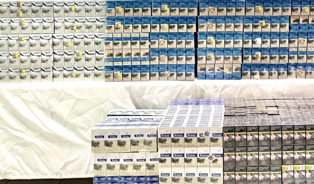 Van'da 8 bin 200 paket gümrük kaçağı sigara ele geçirildi