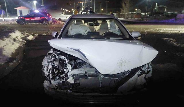 Bingöl'de otomobil domuz sürüsüne çarptı: 3 yaralı