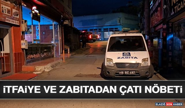 İtfaiye Ve Zabıtadan Çatı Nöbeti