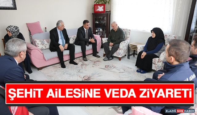 Şehit Ailesine Veda Ziyareti
