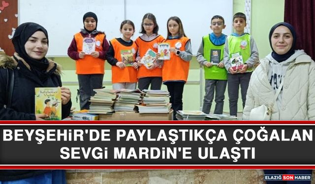 Beyşehir'de Paylaştıkça Çoğalan Sevgi Mardin'e Ulaştı