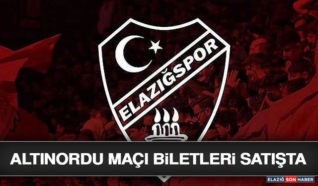 Altınordu Maçı Biletleri Satışta