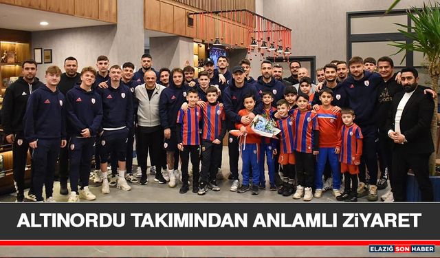 Altınordu Takımından Anlamlı Ziyaret