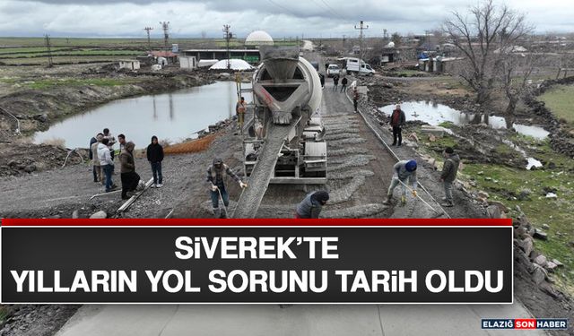 Siverek’te Yılların Yol Sorunu Tarih Oldu