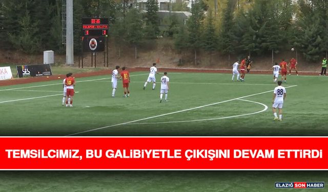 Temsilcimiz, Bu Galibiyetle Çıkışını Devam Ettirdi