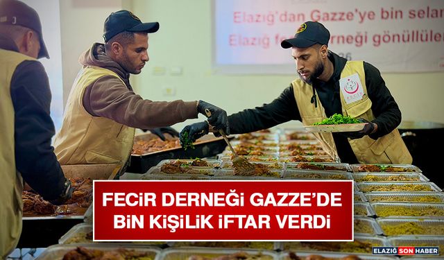 Fecir Derneği Gazze’de Bin Kişilik İftar Verdi