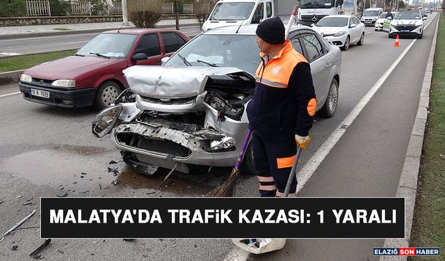 Malatya'da Trafik Kazası: 1 Yaralı