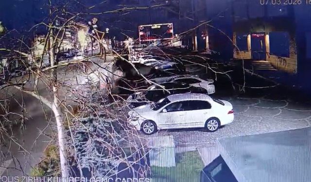 Bingöl'de 4 kişinin yaralandığı kaza kamerada