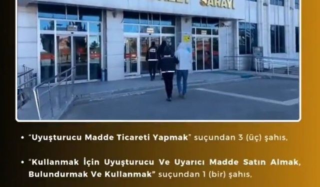 Bingöl'de uyuşturucuyla mücadele: 1 tutuklama