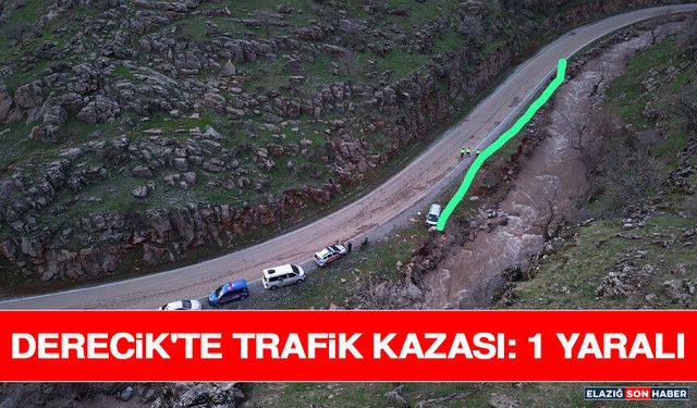 Derecik'te Trafik Kazası: 1 Yaralı