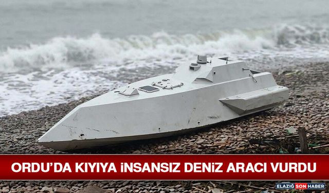 Ordu’da Kıyıya İnsansız Deniz Aracı Vurdu
