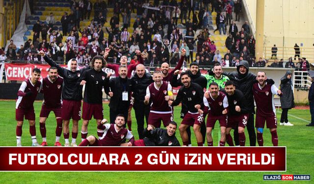 Futbolculara 2 Gün İzin Verildi