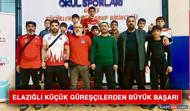 Elazığlı Küçük Güreşçilerden Büyük Başarı