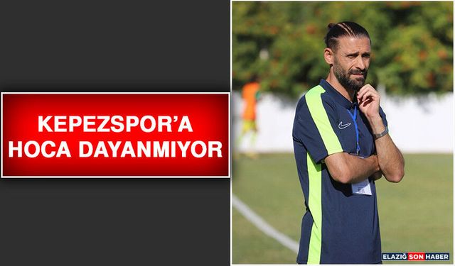 Kepezspor’a Hoca Dayanmıyor