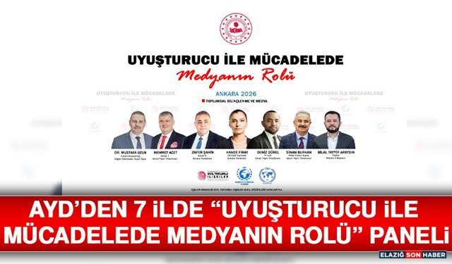 AYD’den 7 İlde “Uyuşturucu ile Mücadelede Medyanın Rolü” Paneli