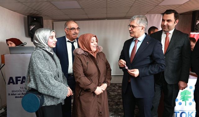Bingöl'de TOKİ konutları için kura çekimi yapıldı