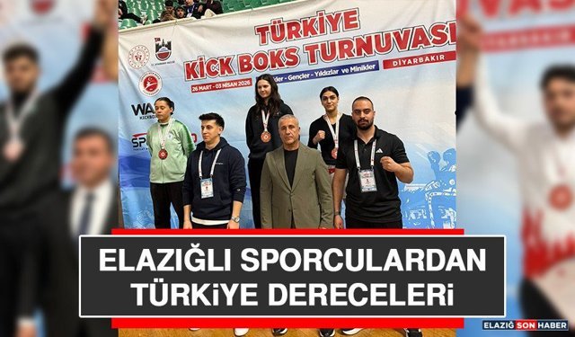 Elazığlı Sporculardan Türkiye Dereceleri